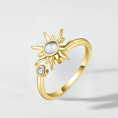 927 18K Gold Plated Sunray Ring