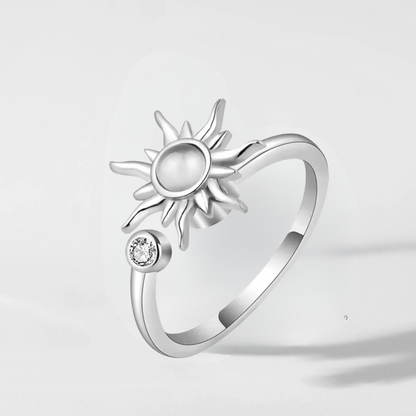 927 Sterling Silver Sunray Ring