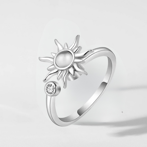 927 Sterling Silver Sunray Ring