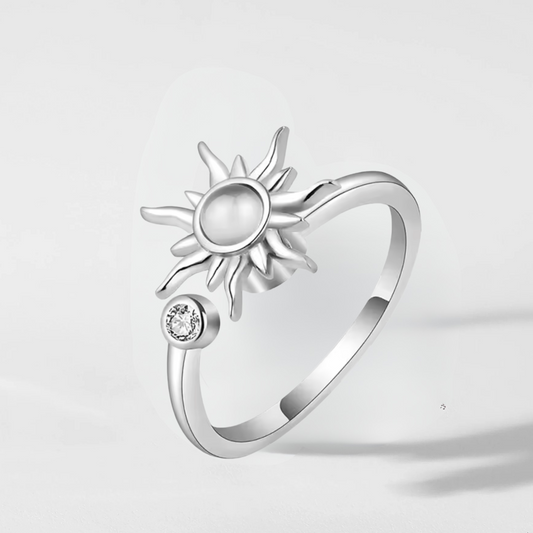 927 Sterling Silver Sunray Ring