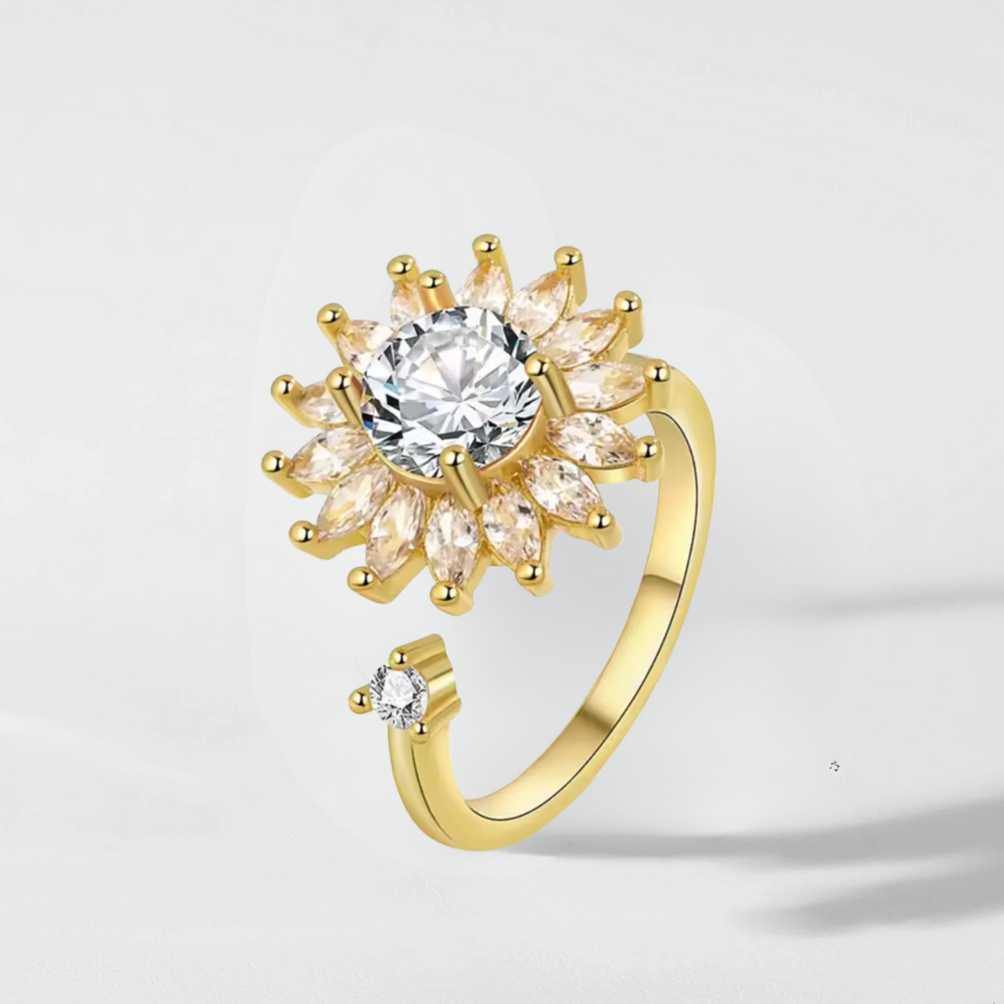 929 18K Gold Plated Bloom Ring